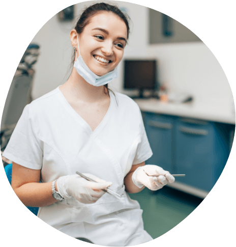 Smiling sleep center team member