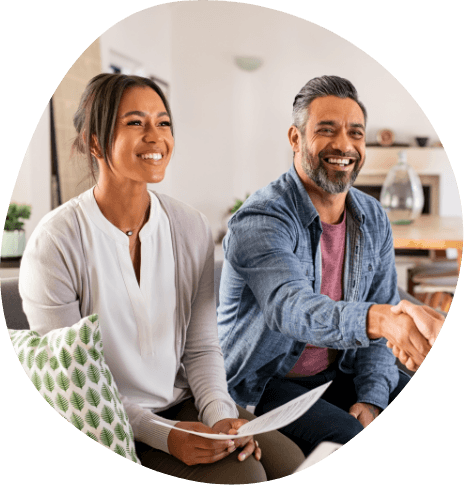 Man and woman using their insurance for sleep disorder treatment